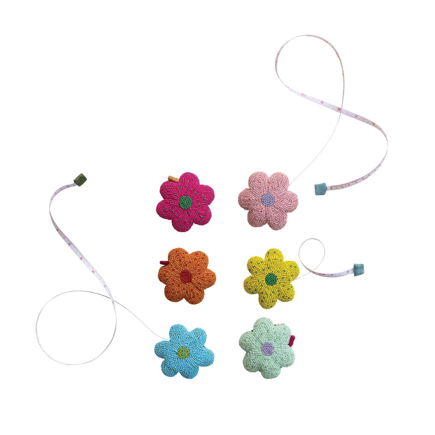 Beaded Flower Tape Measure