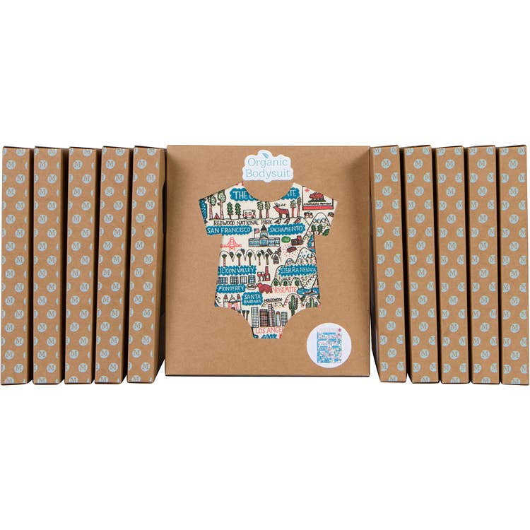 St Louis Boutique Map Art Organic Tee