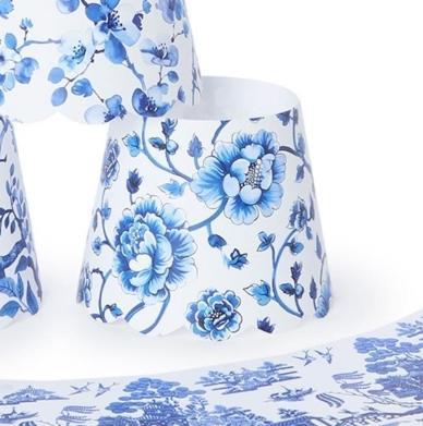 Chinoiserie Paper LED Lampshade