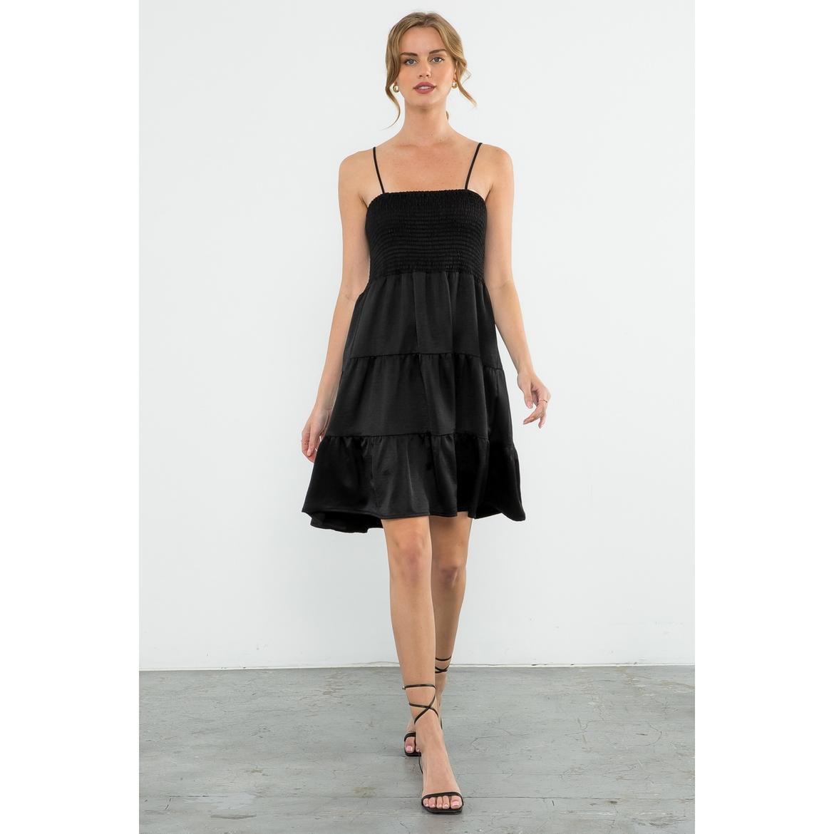 Smocked Tiered Midi Dress