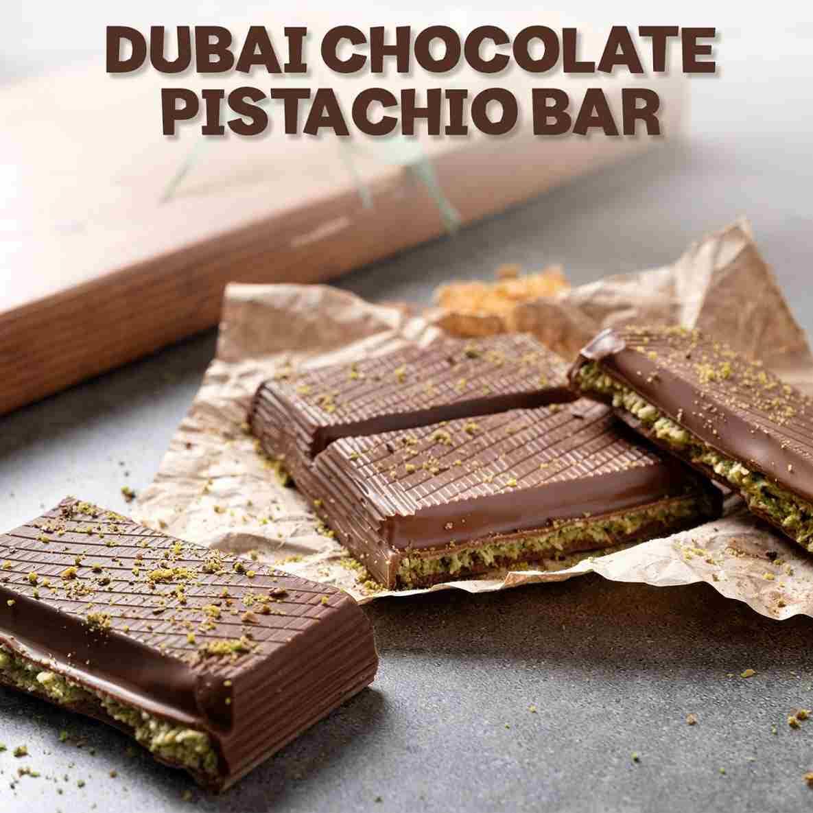 Viral Dubai Chocolate Bar with Gift-Ready Pack - 7oz