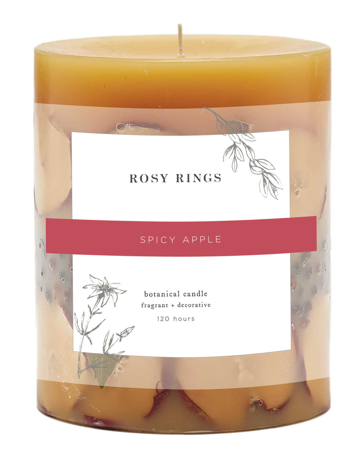 Spicy Apple Petite Botanical Candle