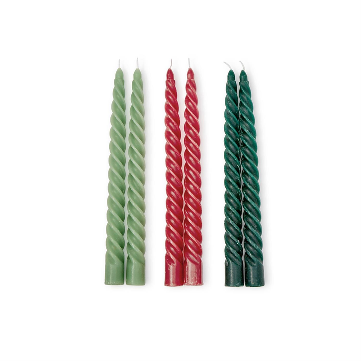 Twist & Glow Taper Candles - Set/2