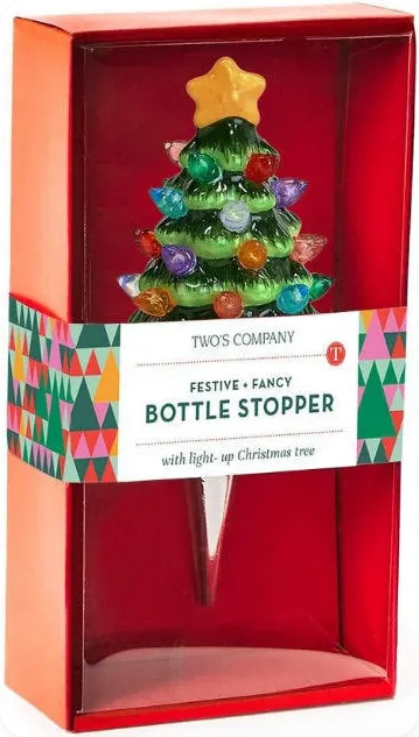 Light-Up Tree Bottle Stopper