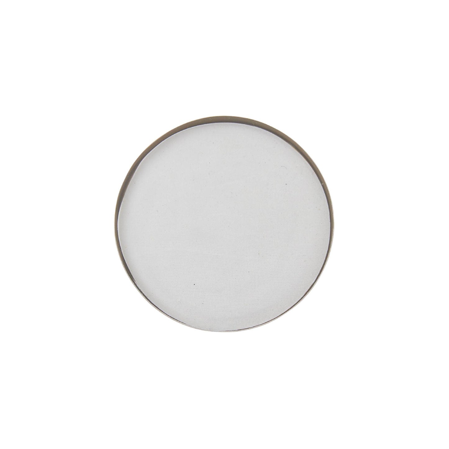 Gilded Glass Candle Coaster 5.5"