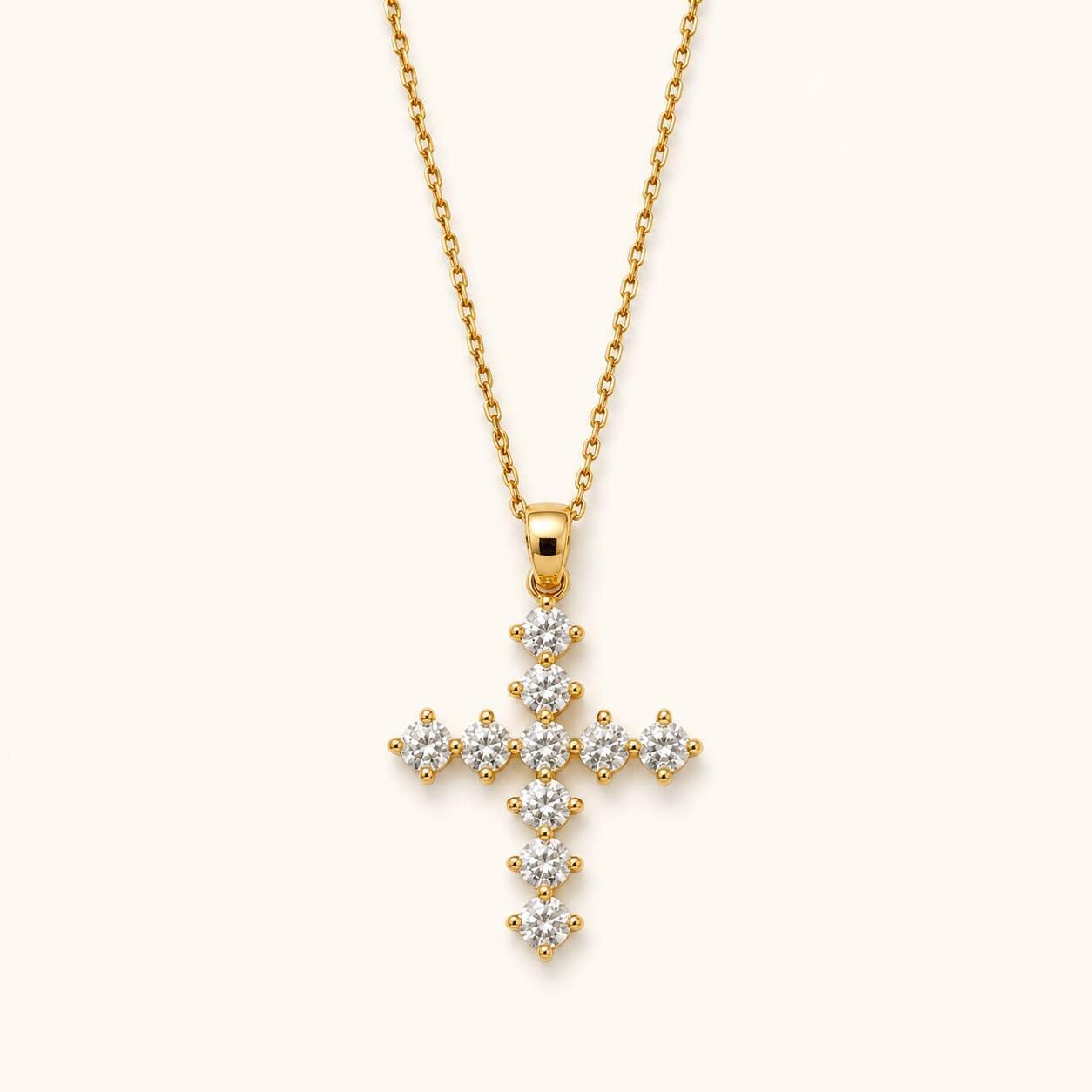 Grace Diamond Cross Necklace