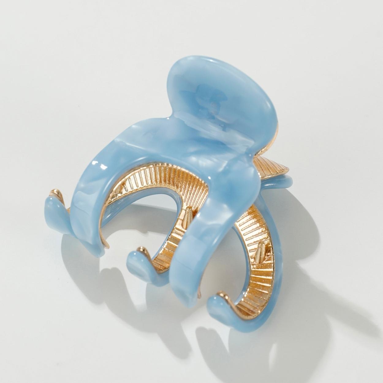 Small Octopus Metal Claw Clip