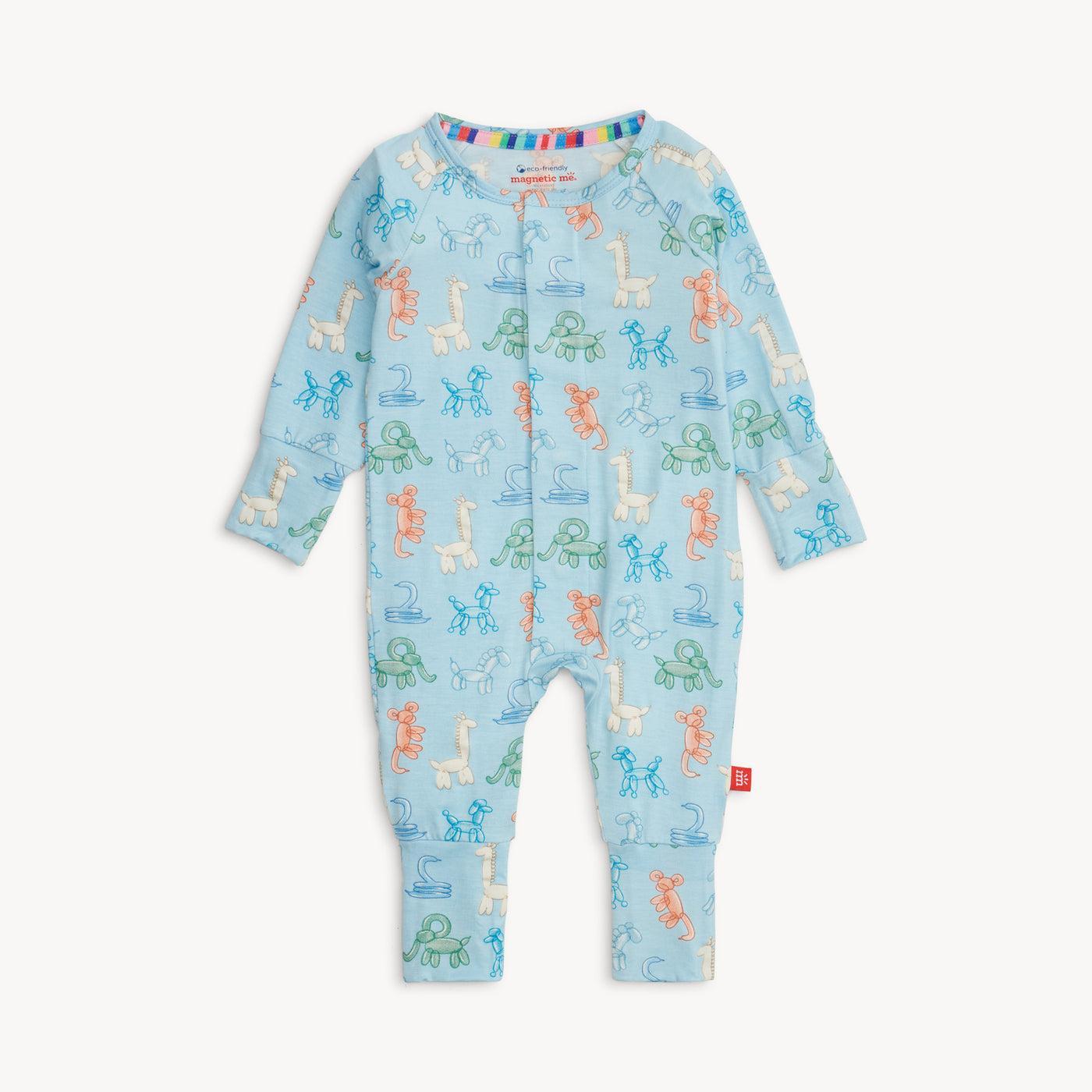 Blue Party Animals Magnetic Convertible Coverall