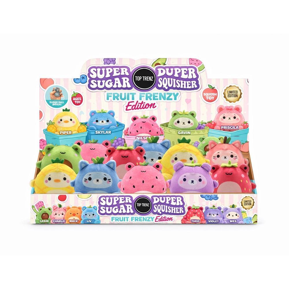 Super Duper Sugar Squisher Plush - Fruit Frenzy
