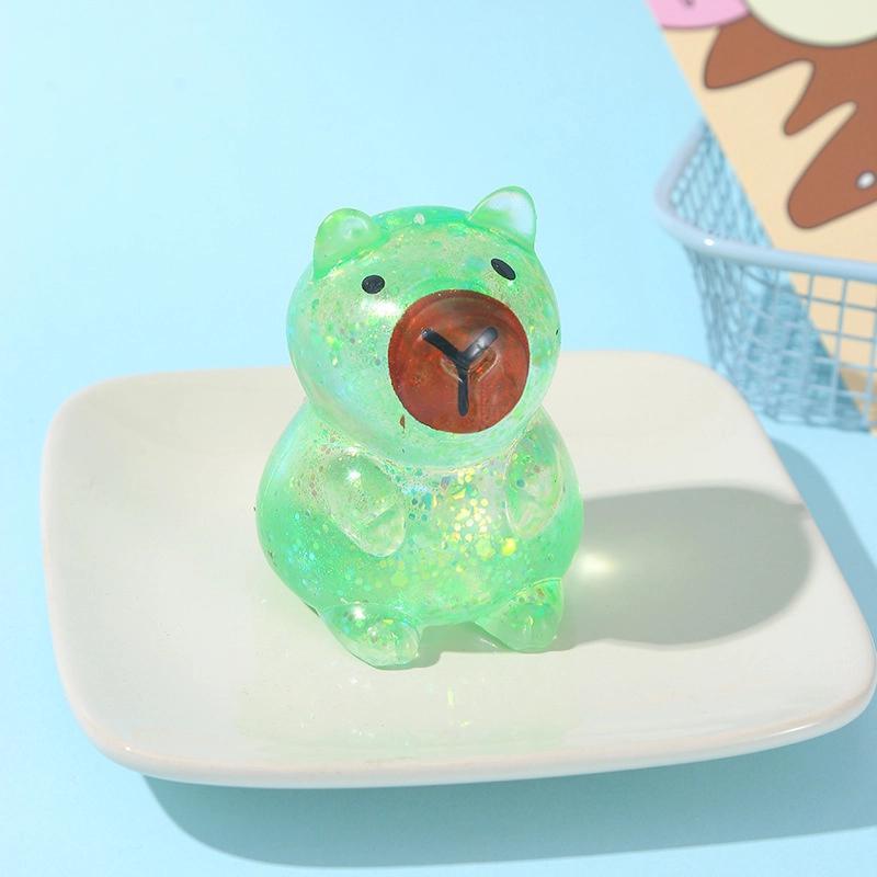 Maltose Glitter cute capybara squishy Toy