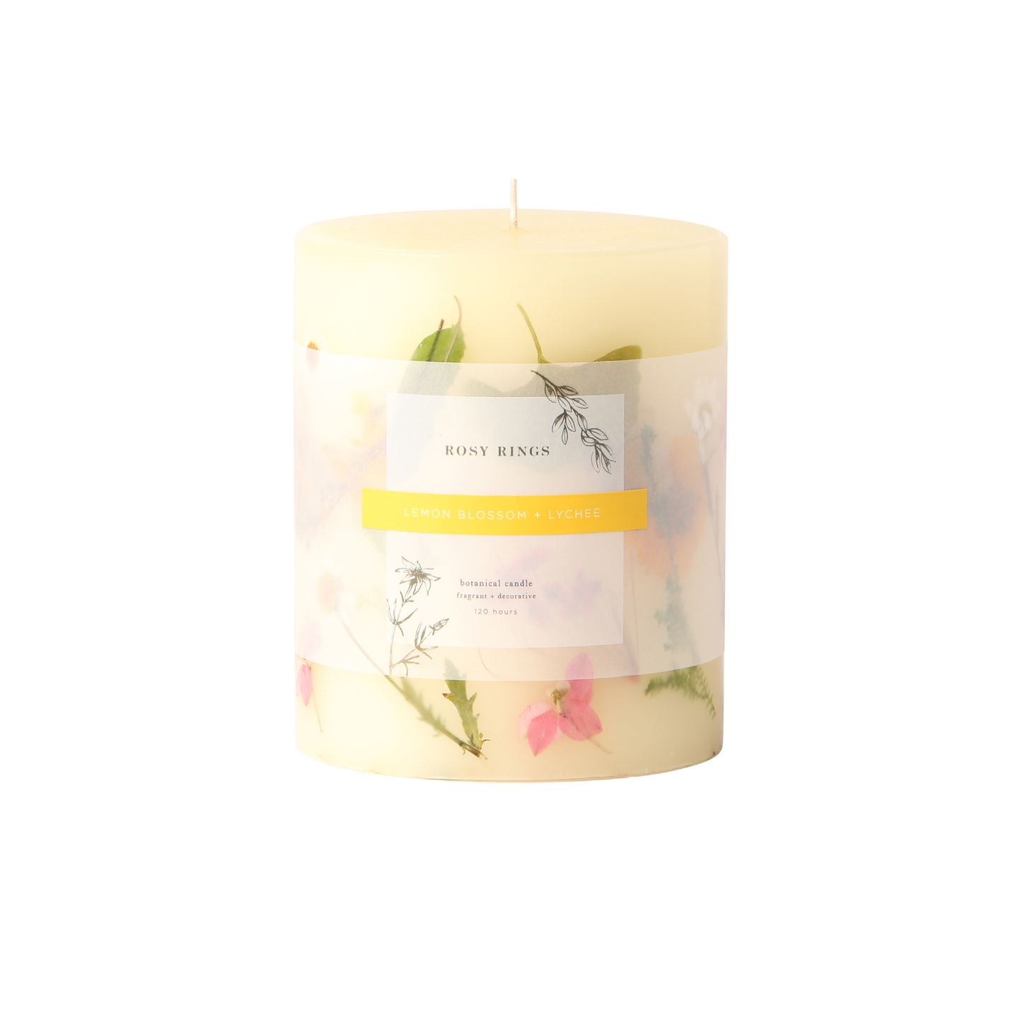 Lemon Blossom + Lychee Petite Botanical Candle