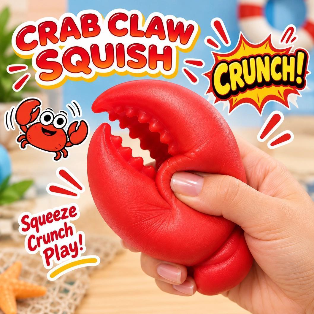 Crab Claw Squish ASMR Crunchy Squeeze Toy
