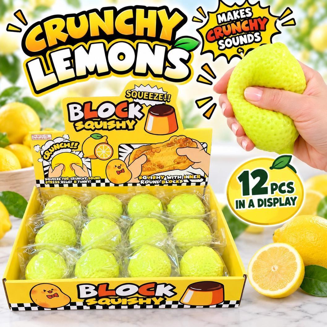 Crunchy Lemon ASMR Squishy (Blocky Squishy)