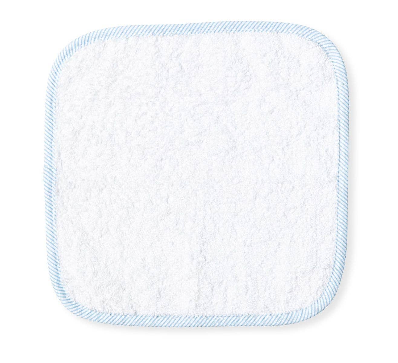 White & Blue Washcloth - Set of 4