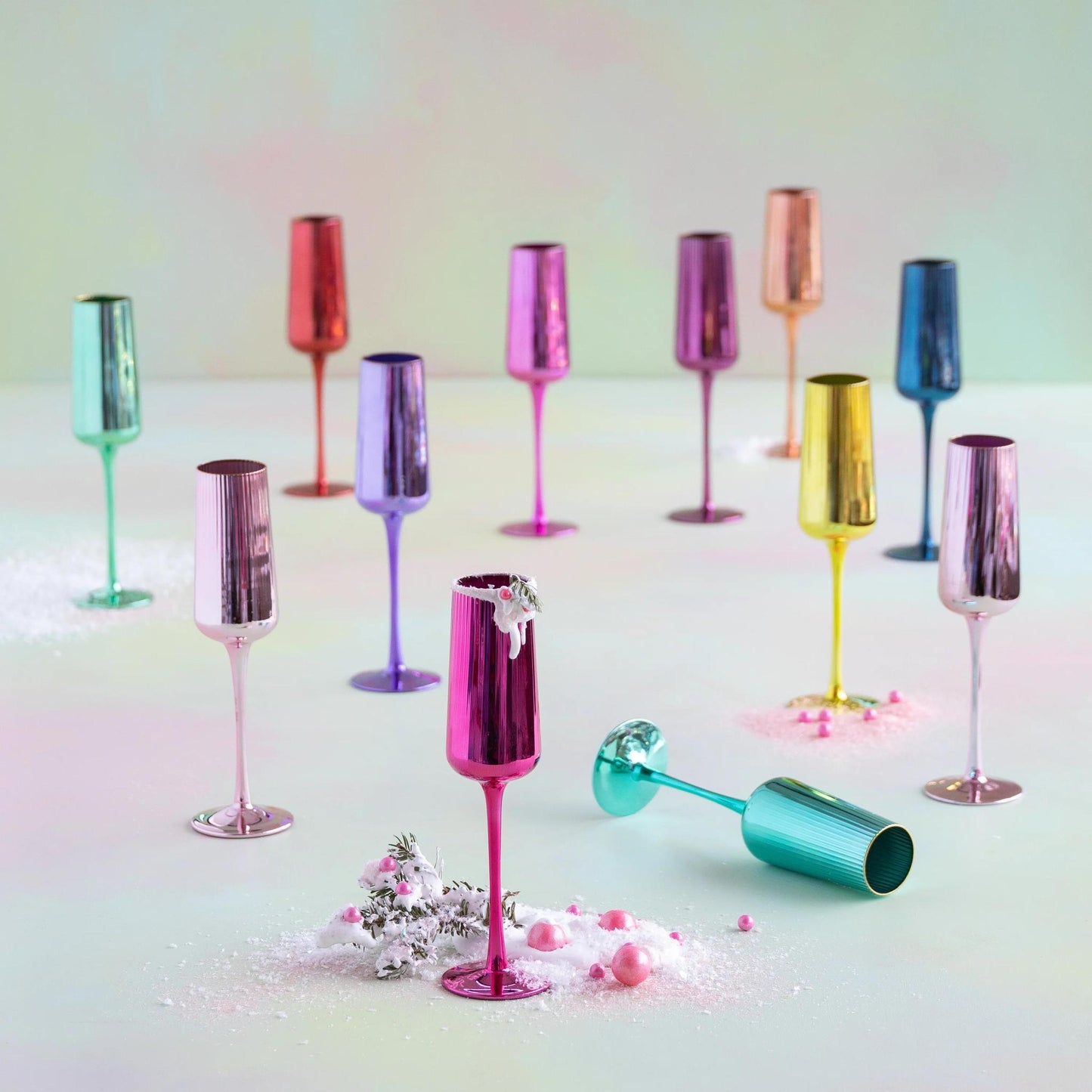 Rainbow Reflective Flute