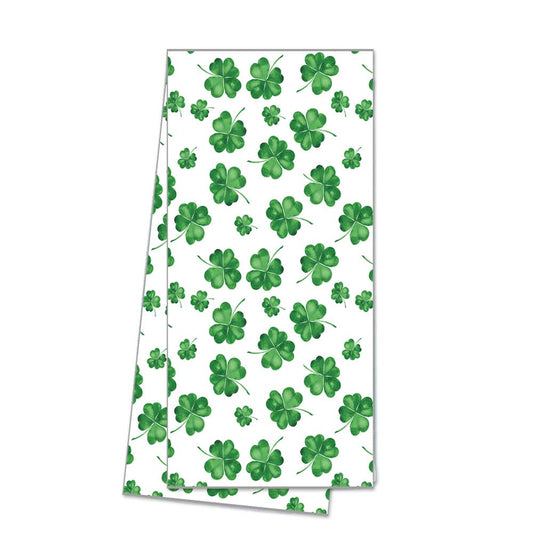 Shamrocks St. Patrick's Day Tea Towel