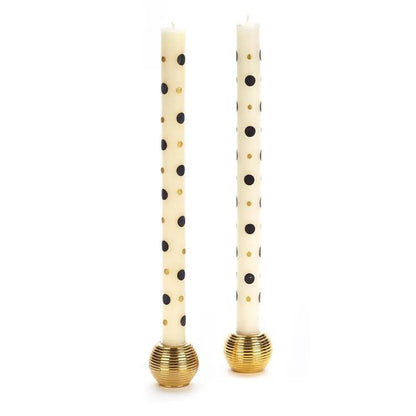 Dot Dinner Candles - Set of 2