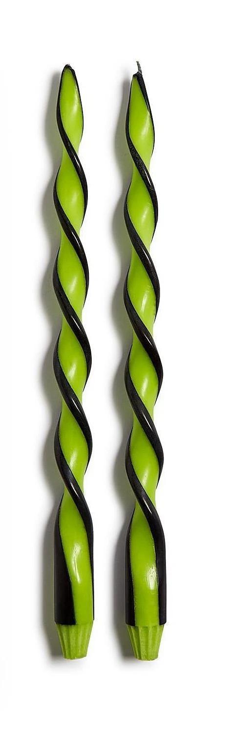 15.75" Twist & Glow Taper Candles - Set/2