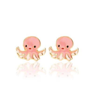 Obedient Octopus Cutie Stud Earrings