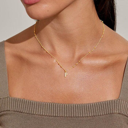 Alphabet Initial Necklace