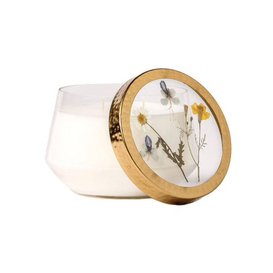 Lemon Blossom + Lychee Signature Pressed Flower Candle