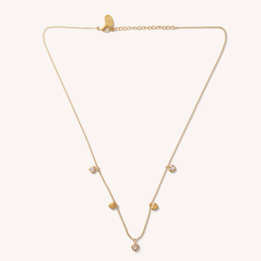 Amore Gold Heart Necklace