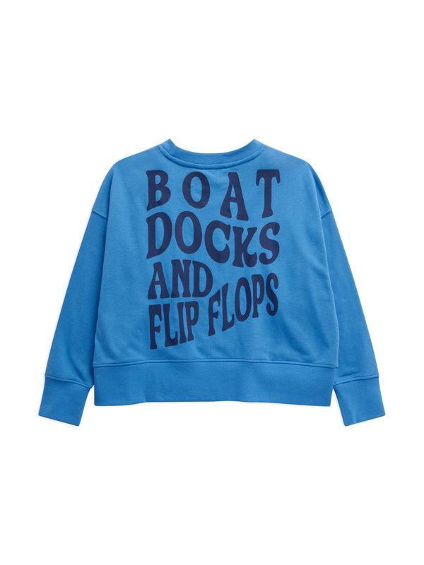 Boat Docks and Flip Flops Relaxed Sweatshirt