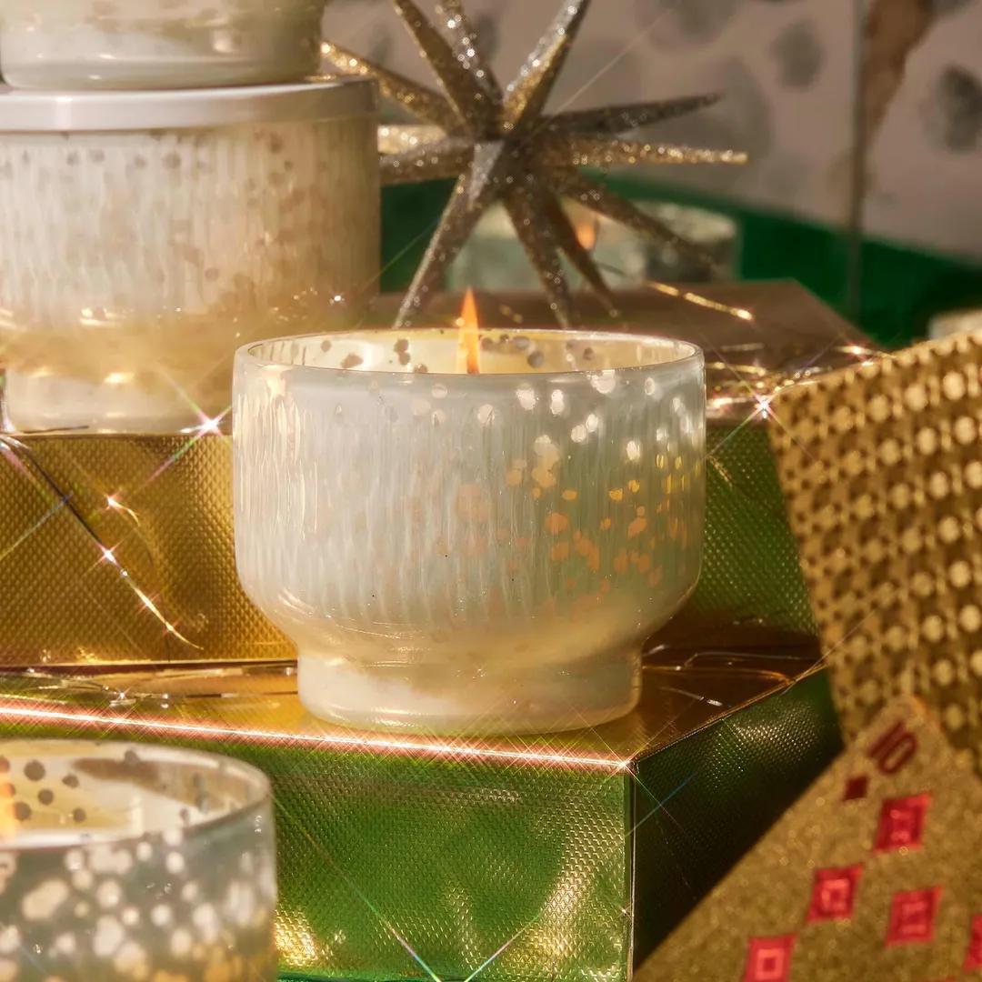 Holiday Mercury Inverted Candle