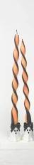 15.75" Twist & Glow Taper Candles - Set/2