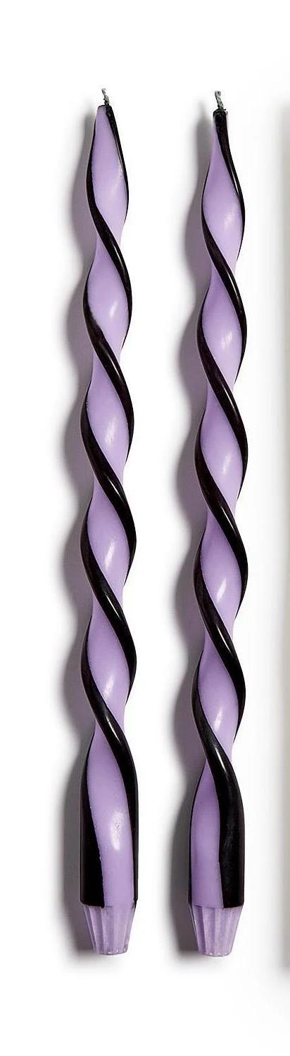 15.75" Twist & Glow Taper Candles - Set/2