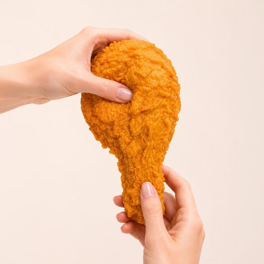 Jumbo Fried Chicken Squeeze Squishy Stress Relief Toy