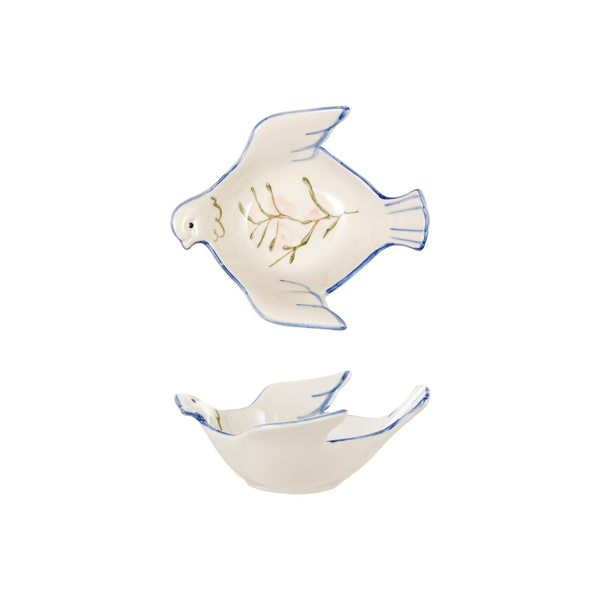 Stoneware Dove Bowl