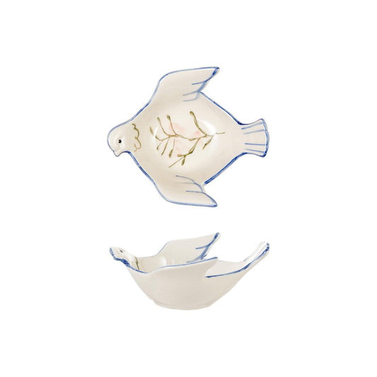 Stoneware Dove Bowl