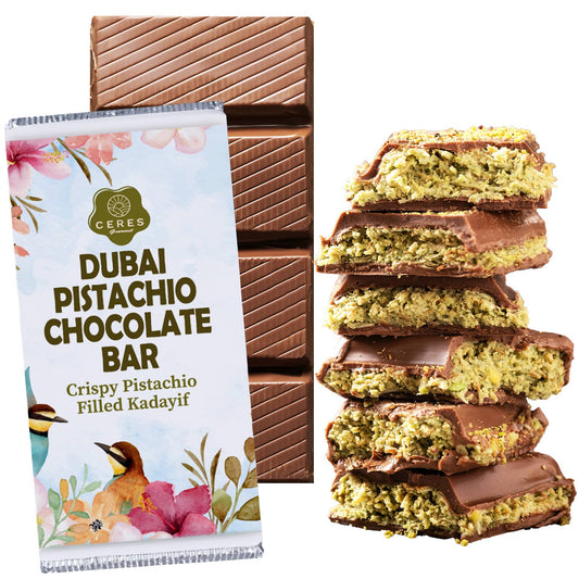 Viral Dubai Chocolate Bar with Gift-Ready Pack - 7oz