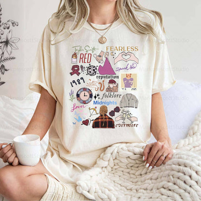 Taylor Swift Album Shirt, The Eras Tour Shirt, Swiftie Merch