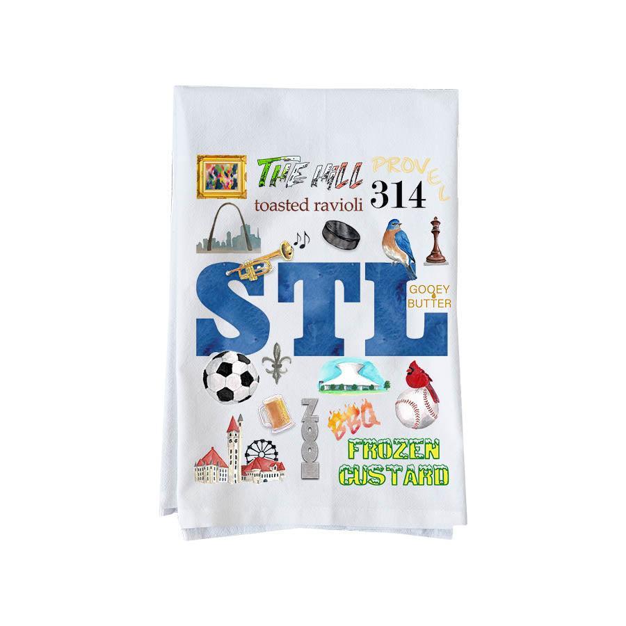 St. Louis Collage Kitchen Towel