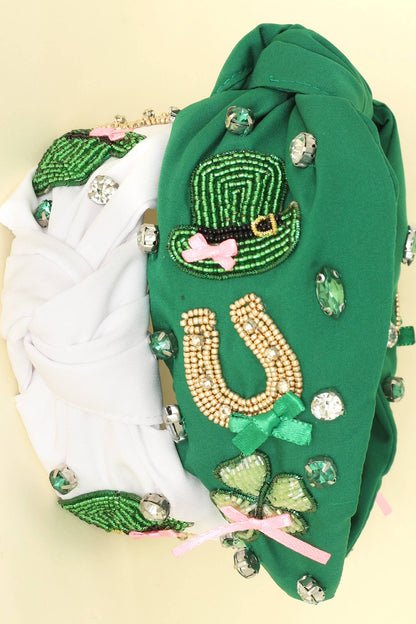 Feeling Lucky Top Knotted Headband