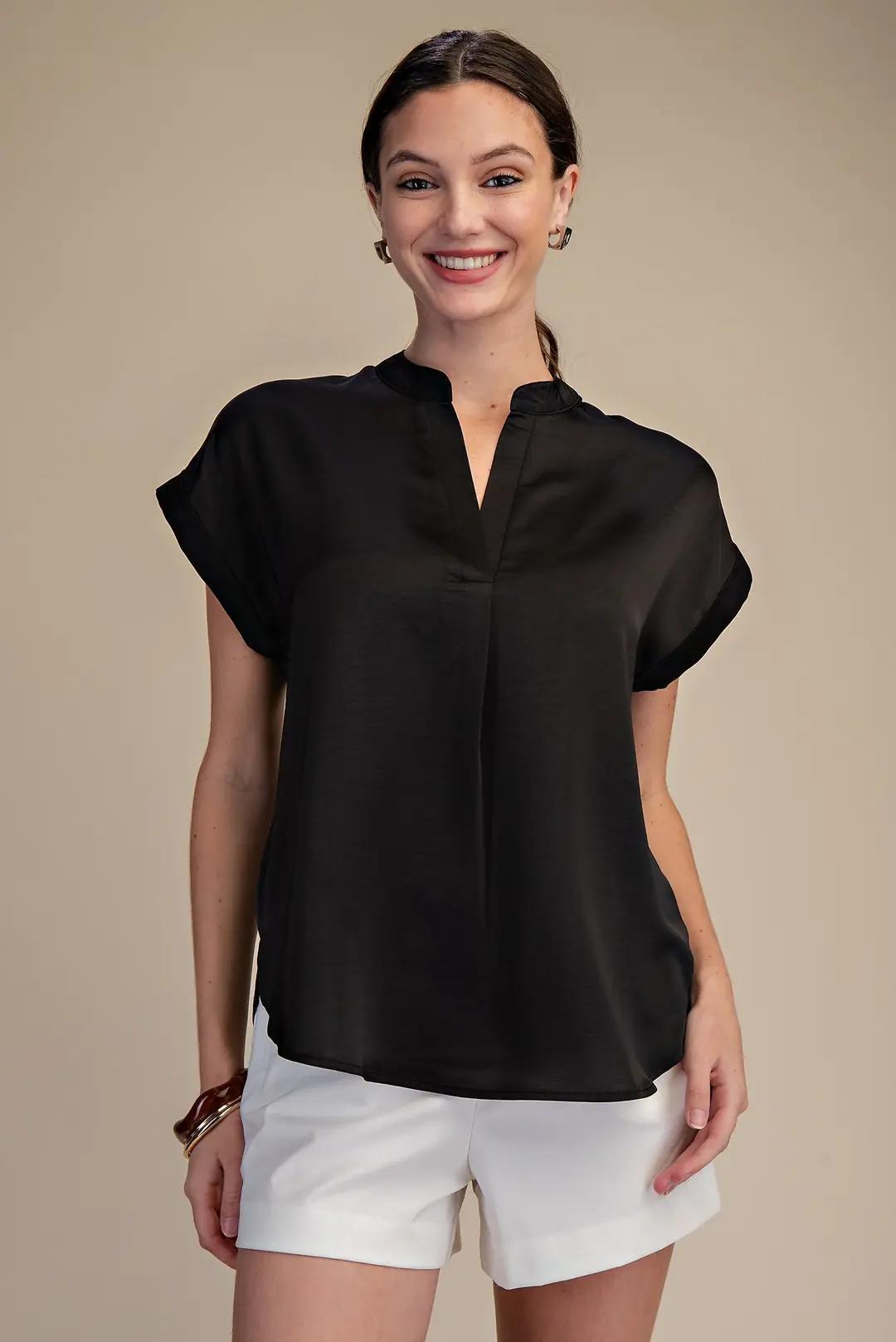 Short-Sleeve Blouse
