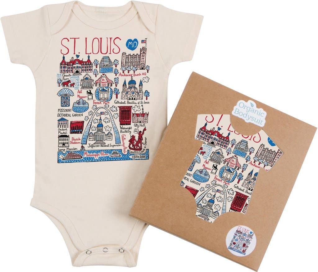 St Louis Boutique Map Art Infant & Toddler