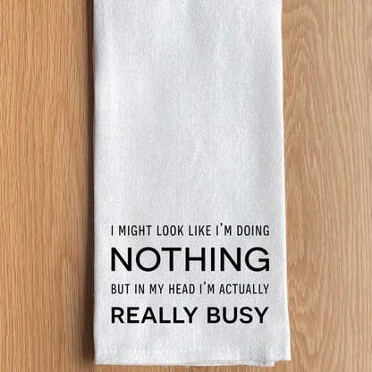 Text Printed Kitchen Towel