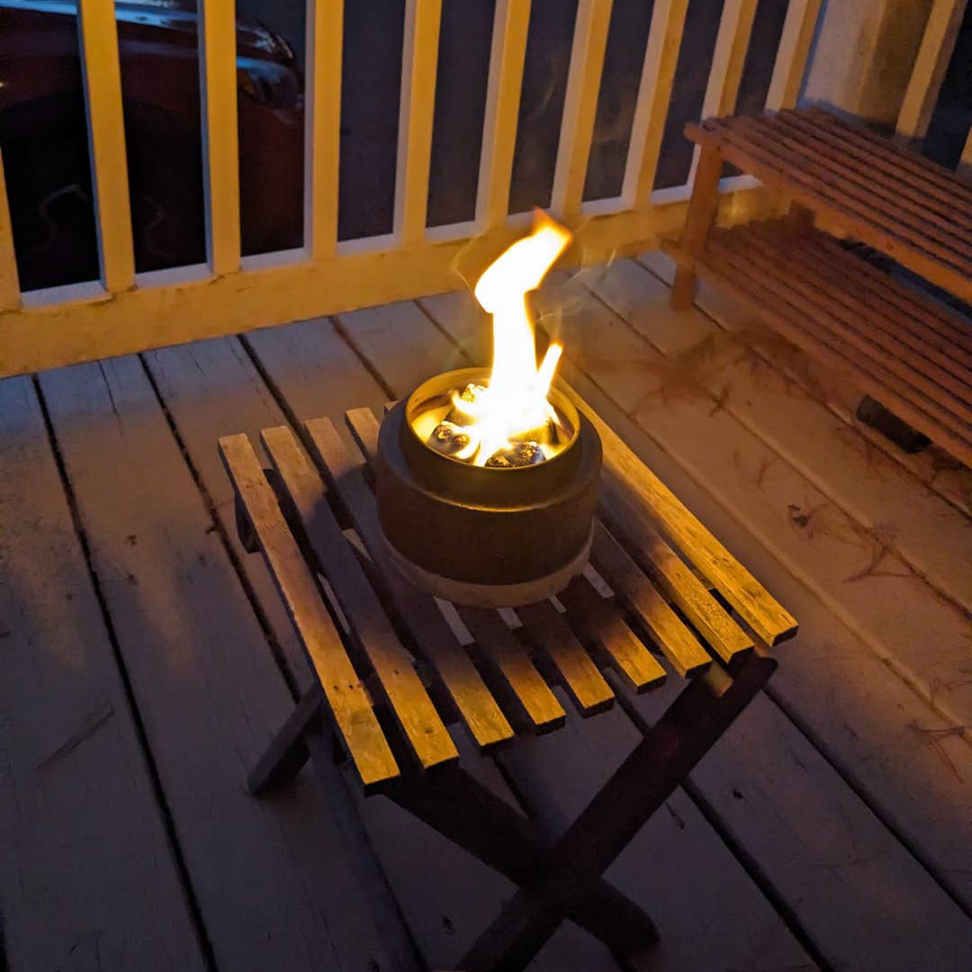 City Bonfires Petite Concrete Tabletop Fire Bowl