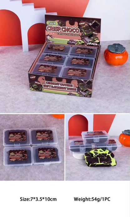 Wax Crack Dubai Chocolate Bar Squishy