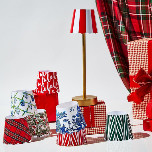 Holiday Paper LED Lampshades
