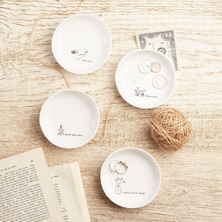 Sweet Sayings Decorative Wobbly Change Bowl