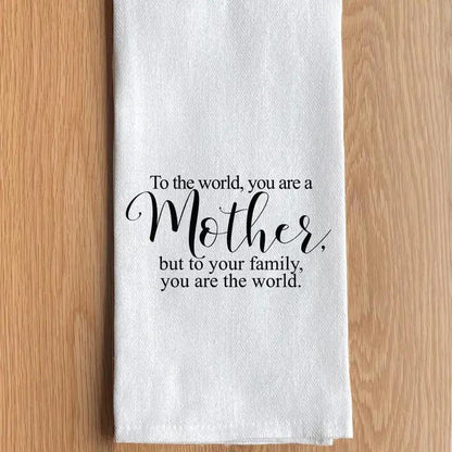Text Printed Kitchen Towel