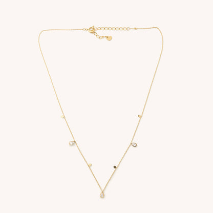 Kate Crystal Teardrop Necklace