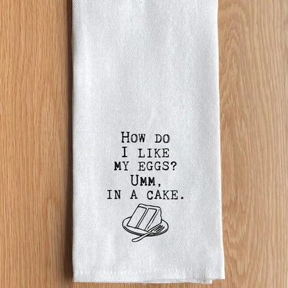 Text Printed Kitchen Towel