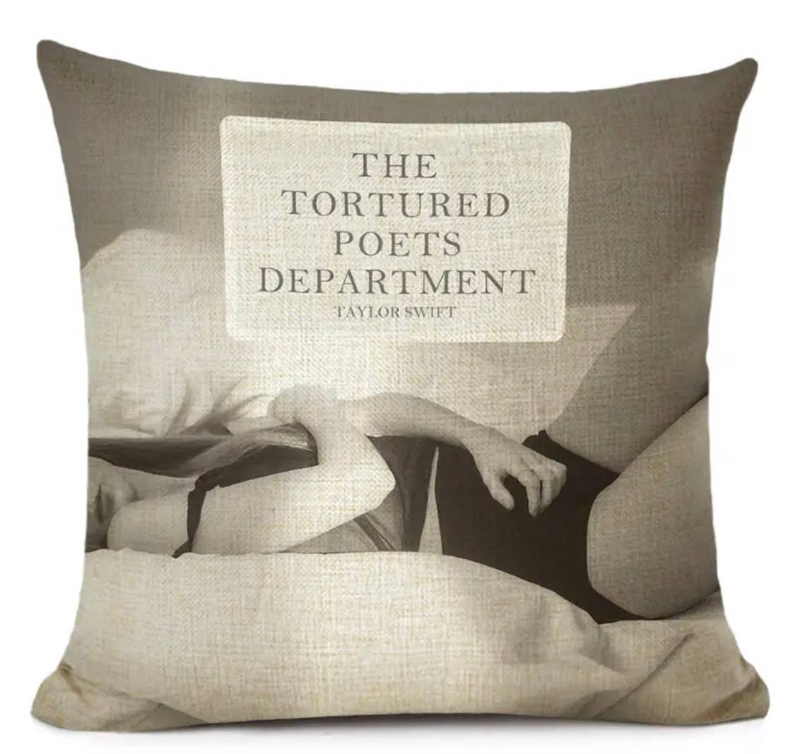 Taylor Swift Tortured Poets Department Pillow (Copy)