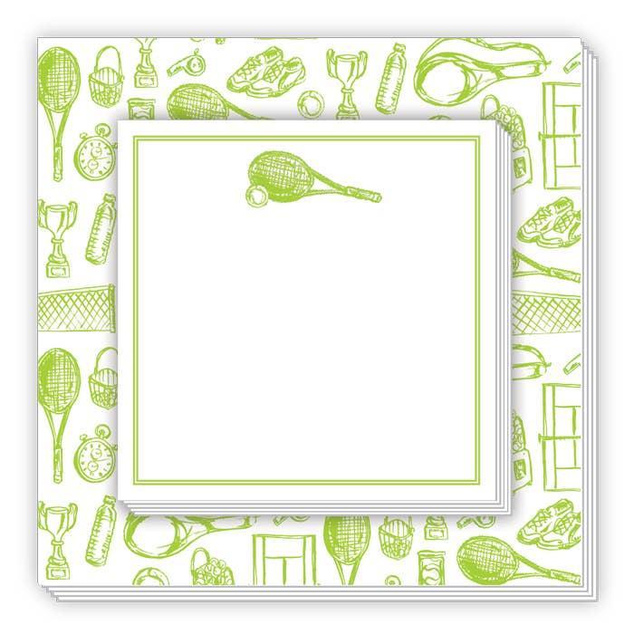 Lime Tennis Toile Frame