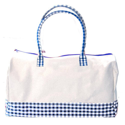 Gingham Getaway Duffle Bag